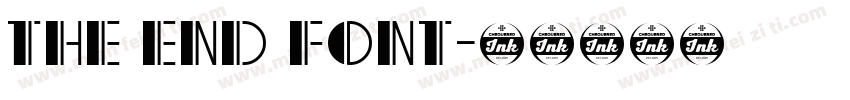 The End Font字体转换